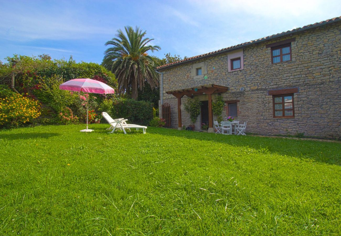 Apartamento en Suances - Bosco. Apartamento La Ermita con jardin