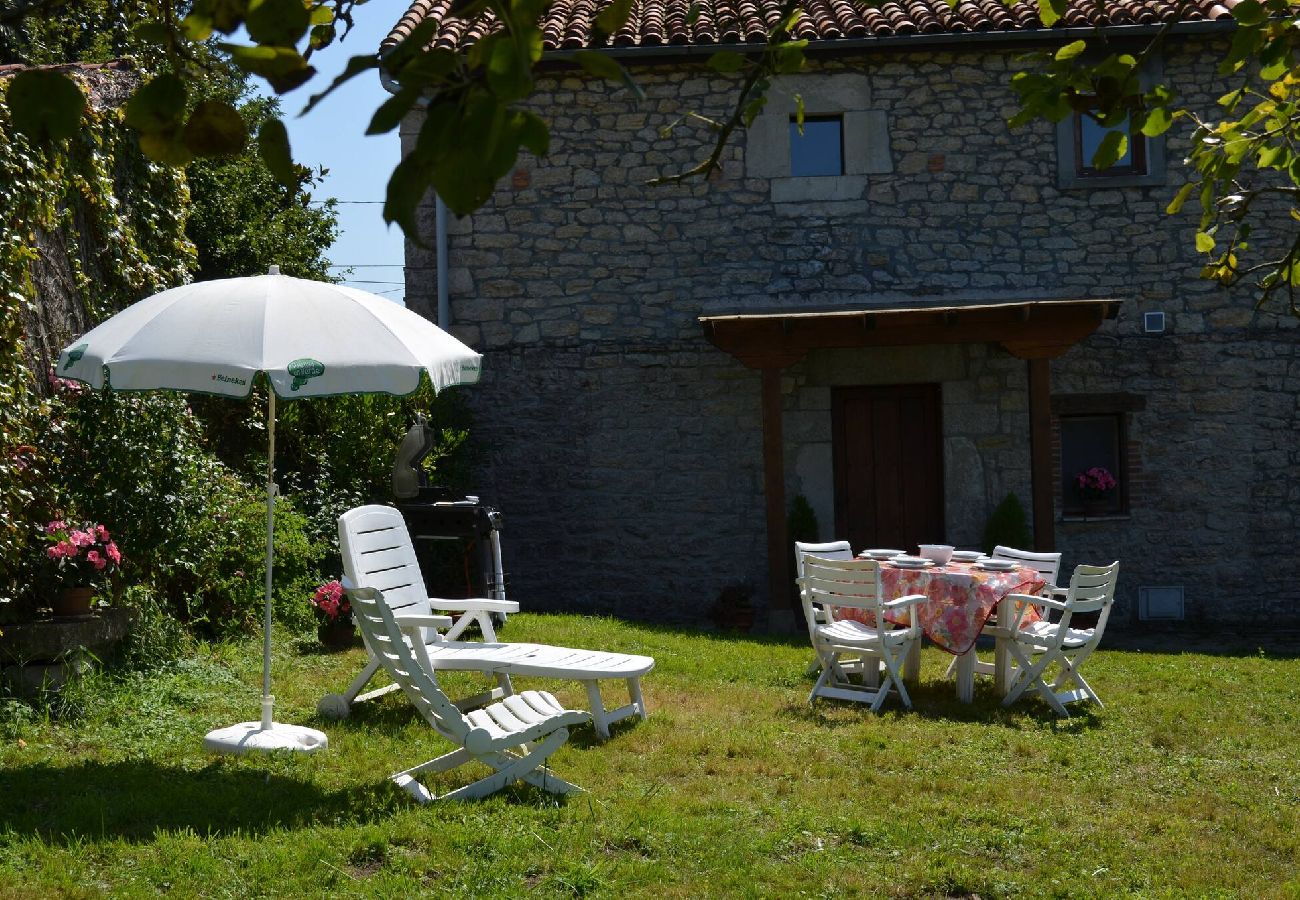 Apartamento en Suances - Bosco. Apartamento La Ermita con jardin