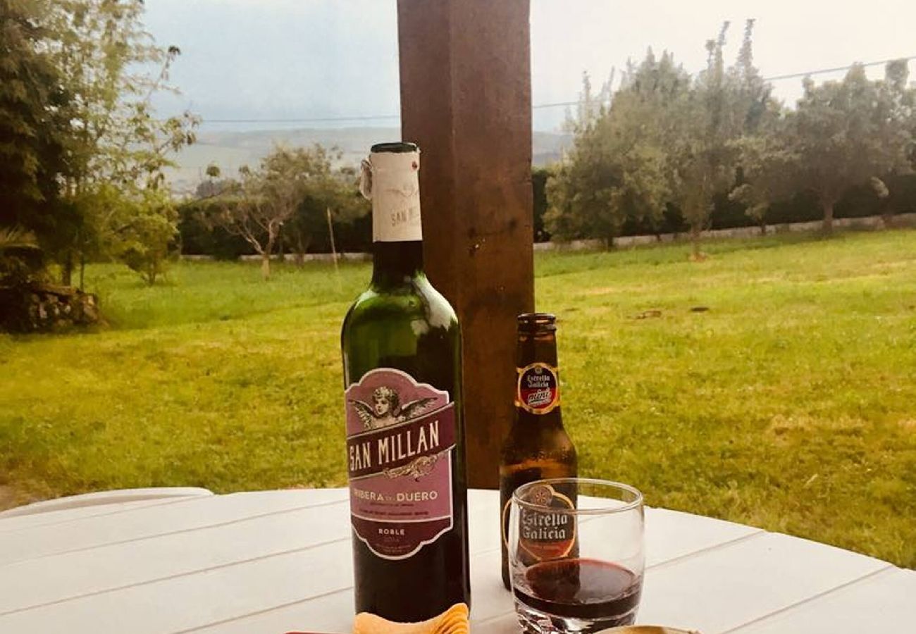 Apartamento en Suances - Bosco. Apartamento La Ermita con jardin