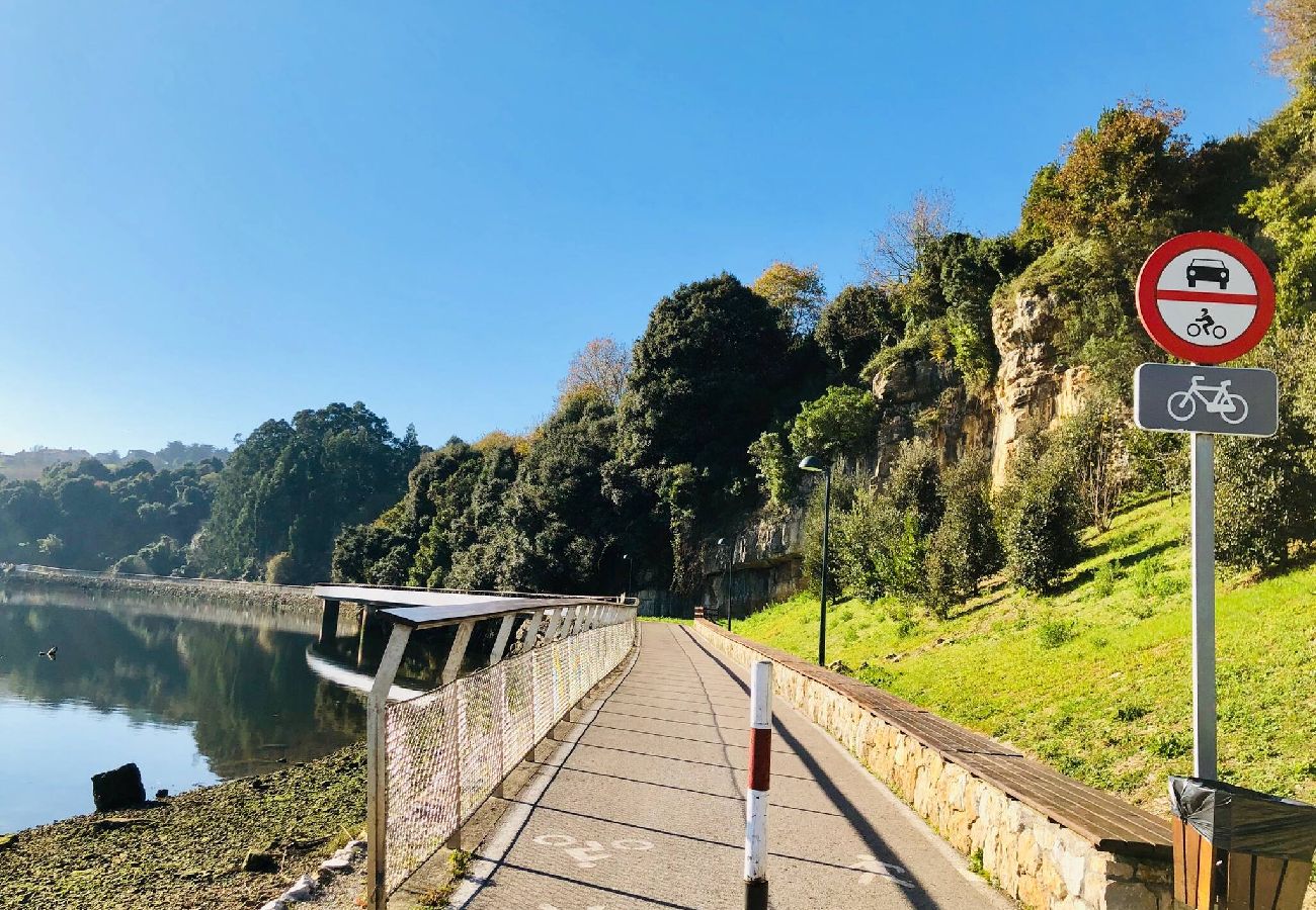 Apartamento en Suances - Bosco. Apartamento La Ermita con jardin