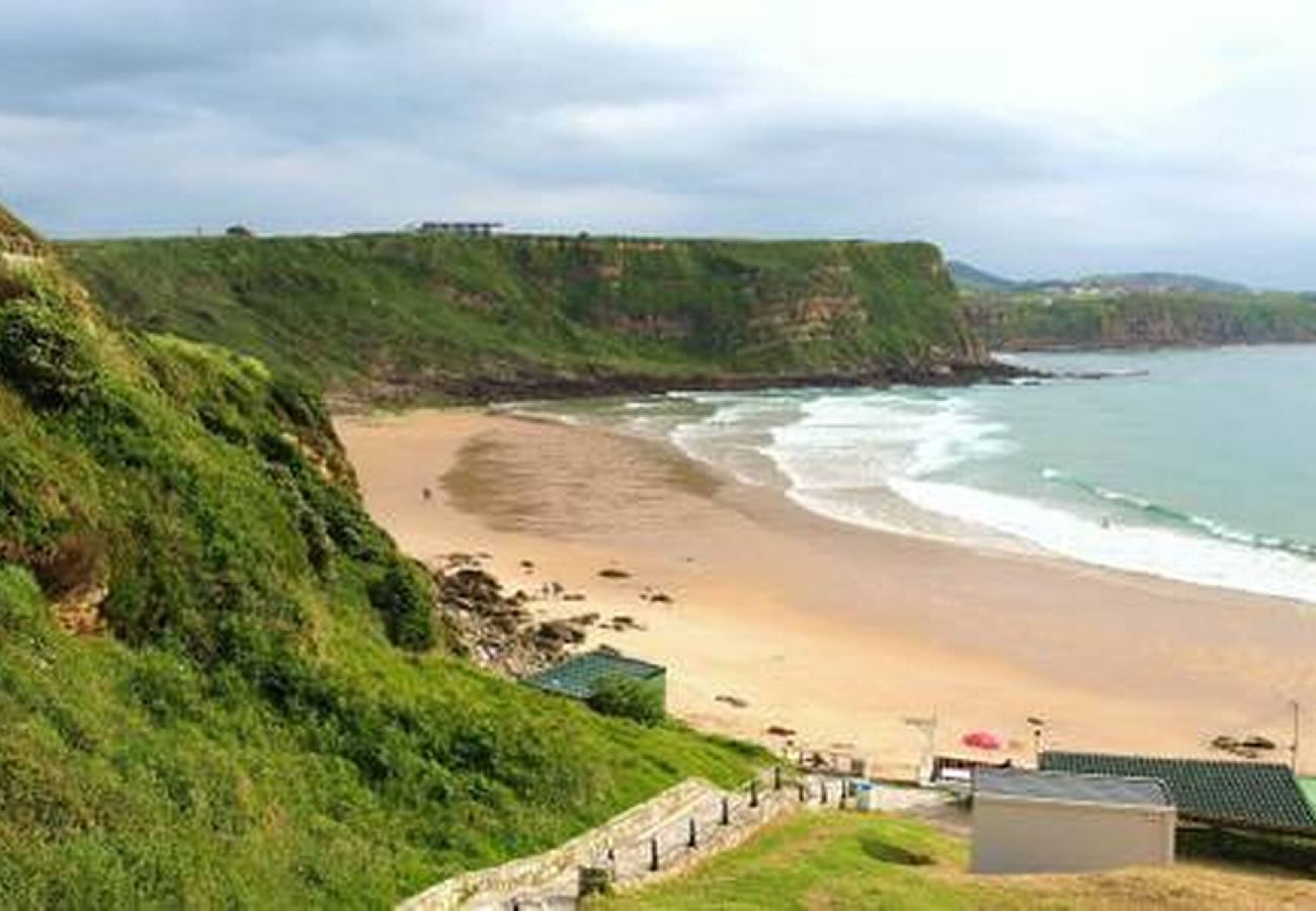 Apartamento en Suances - Bosco. Apartamento La Ermita con jardin