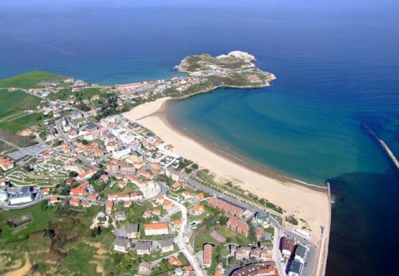 Apartamento en Suances - Bosco. Apartamento La Ermita con jardin