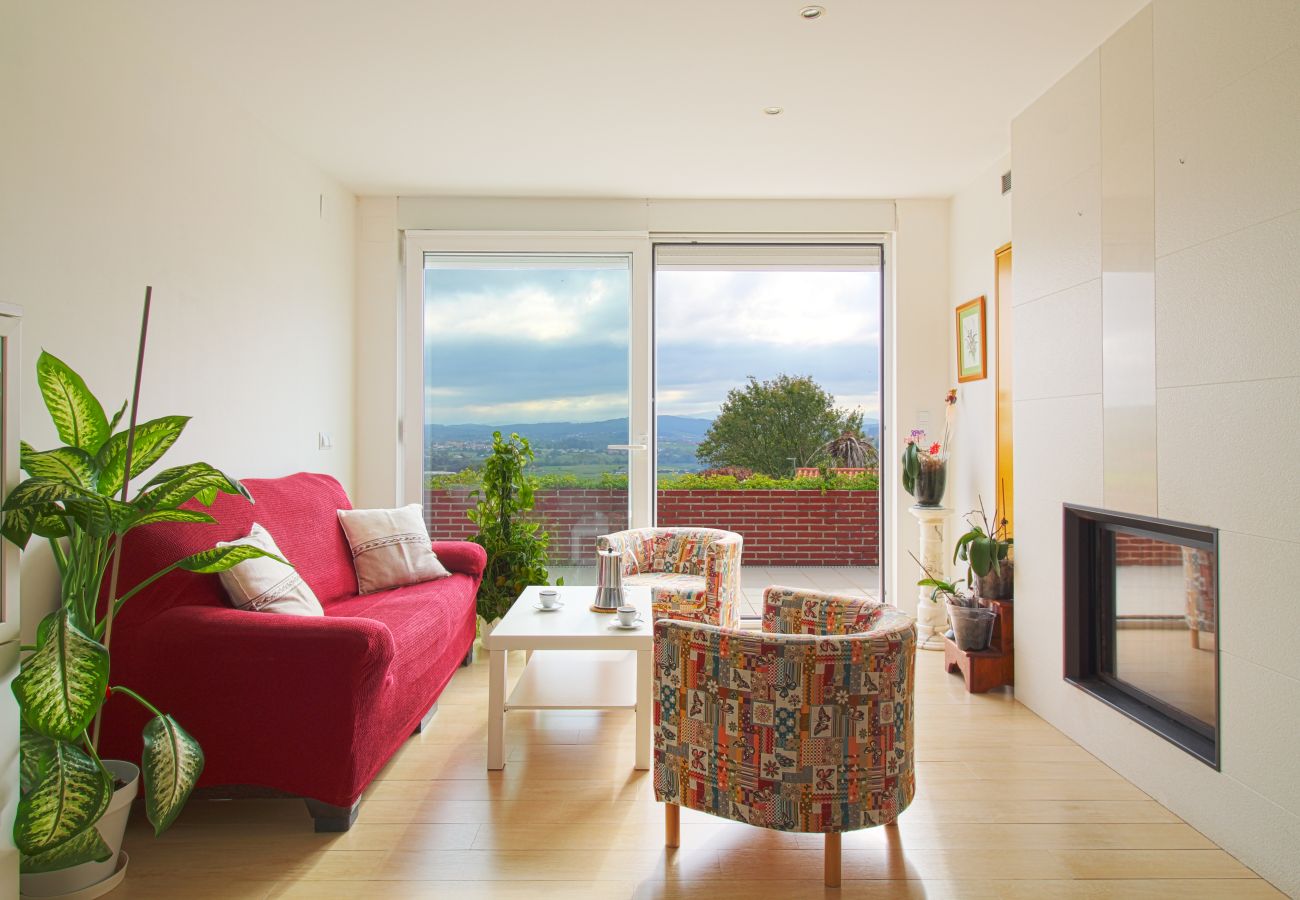 Casa en Suances - Villa Margarita con piscina, barbacoa y jardín