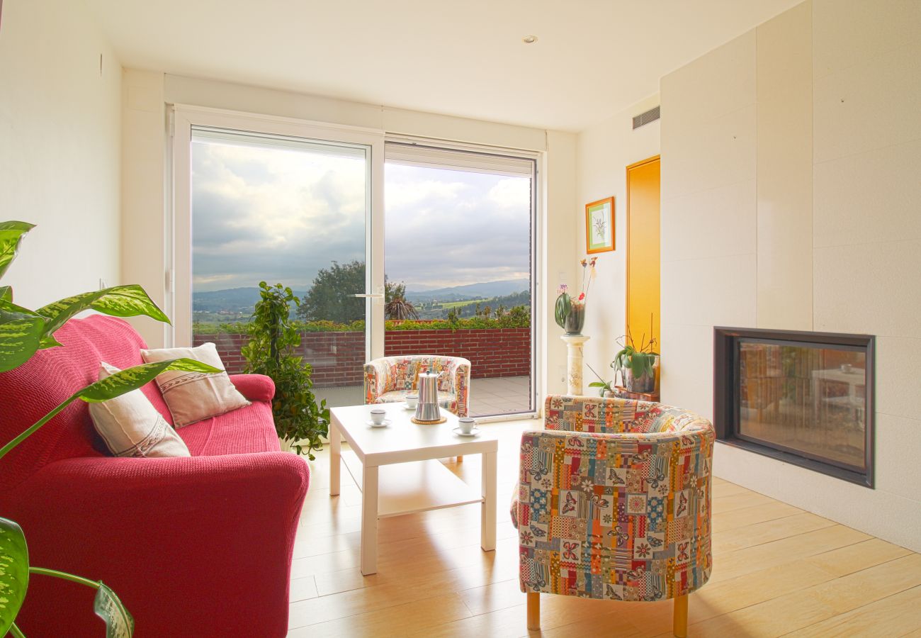 Casa en Suances - Villa Margarita con piscina, barbacoa y jardín